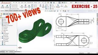 Solidworks Exercise - 25 | Advance Loft | Solidworks 2016 |