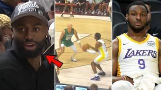 Jaylen Brown Reaction To Bronny James Performance During Lakers vs. Celtics NBA Summer League!