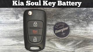 2010 - 2013 Kia Soul Remote Key Fob Battery Change - How To Remove Replace Soul Key Batteries