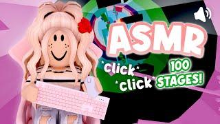 ROBLOX Tower of Hell (100 Stages) but it's KEYBOARD ASMR... *VERY CLICKY* | #10