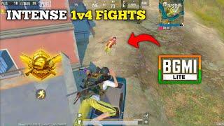 INTENSE 1v4 FIGHTS| 60 FPS | BGMI Lite Pubg Mobile Lite