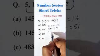 Number Series Reasoning ||  Analogy #shorts SSC , Bank , Railway, Math Short trick