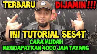 4 CARA AMPUH MENDAPATKAN 4000 JAM TAYANG YOUTUBE DI JAMIN BERHASIL