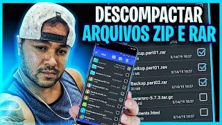 Como descompactar arquivos zip e rar no celular