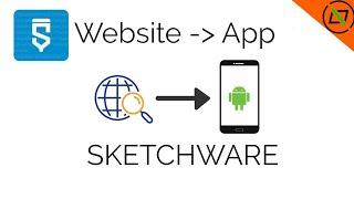 how to convert website into Android application | sketchware |
