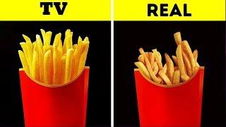 Comida En TELEVISION VS LA VIDA REAL