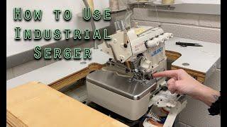 How to Use an Industrial Overlock Machine