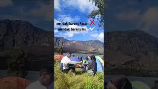 Mendaki Bareng Ibu #pendaki #pendakigunung #gunungrinjani #shorts #shortvideo #gunung #feedshorts