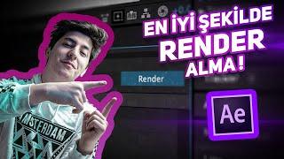 How to EXPORT & RENDER with HIGH QUALITY & LOW SIZE in After Effects