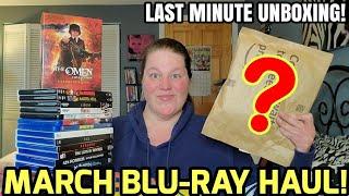 MARCH 2024 BLU-RAY HAUL & LAST MINUTE UNBOXING FROM AMAZON!