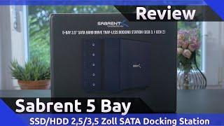 Sabrent 5 Bay Docking Station Review (2022)