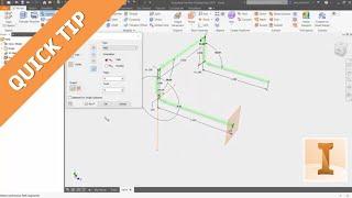 Quick Tip: 3D Sketching, Sweep and Mirror