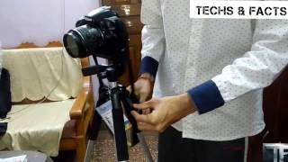 How to fix a camera into a tripod | How  to attach dslr in a tripod