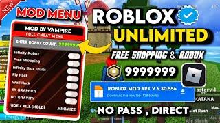 NEW UPDATE!! Roblox mod menu 2.630.554 Free robux and shopping | Fly, Speed & Unlimited Robux (2024