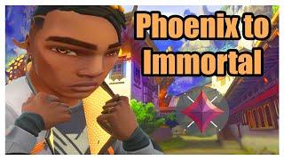 Phoenix Voice Trolling to Immortal! VALORANT #1