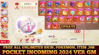 Update  Pocket Incoming 2024 Full GM TooL - Free All New Skin , All Pokemon , All Item