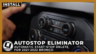 Is Autostop Driving You Insane? Let's Fix It | 2021-2022 Ford Bronco