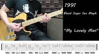 (TAB)  #8 "My Lovely Man" Red Hot Chili Peppers - Guitar Riff - John Frusciante - Telecaster