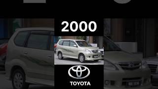 evolution of Avanza (1990-2023) #viral #avanza #shorts #tranding