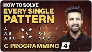 Pattern Printing in One Video | Lecture 4 | C Programming Series