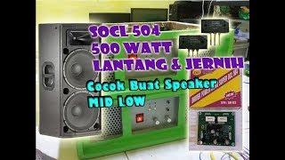 One million SOCL 504 People's Driver | 500 watt power amplifier | perfect for Low Midle speakers