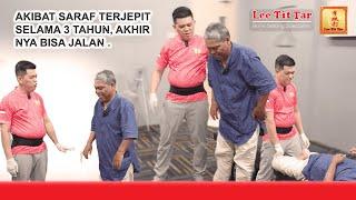 AKIBAT SARAF TERJEPIT  SELAMA 3 TAHUN AKHIRNYA BISA BERJALAN LAGI.