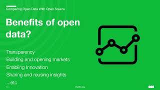 Comparing Open Data With Open Source