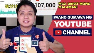 PAANO GUMAWA NG YOUTUBE CHANNEL COMPLETE GUIDE | PARA KUMITA KA NARIN SA VLOGGING!