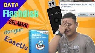 FIX! Cara Memperbaiki Flashdisk RAW Minta Format  | TANPA MENGHILANGKAN DATA! EaseUs Recovery Wizard