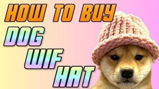 HOW TO BUY DOG WIF HAT COIN