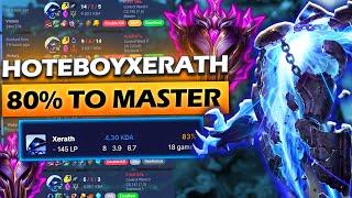 How I maintained a 90% win-rate on Xerath Mid to Master