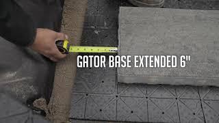 Installation steps of the Gator Base foundation