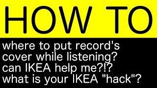 IKEA Isberget hack for records (vinyl and cd)