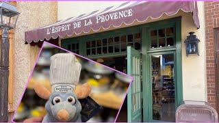 Remy's Ratatouille Adventure Store WALKTHROUGH 2022 | Disney Epcot France Pavilion