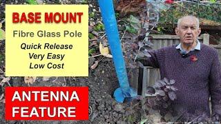 Fibre Glass Pole - Easy Base Mount