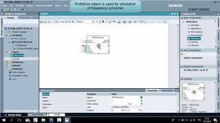 SIMIT: How to create project including Profidrive object simulating G120 frequency converterBase