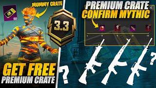 New Premium Crate Confirm Mythic Leaks | Fire Mummy Set Entry Emote & M416 Skin |PUBGM