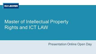 Master of IP ICT