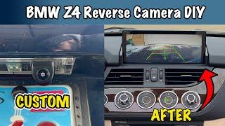 BMW Z4 Reverse Camera Install - Aftermarket Backup Camera DIY