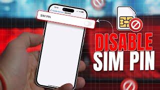 How to Disable SIM PIN or Lock on iPhone | Unlock SIM on iPhone Easily