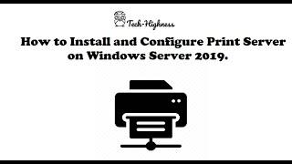 Print Server on Windows Server 2019