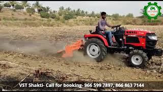 VST Shakti MT932: 30HP Tractor demo with Garud Rotavator