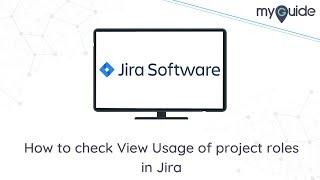 How to check View Usage of project roles in Jira #Jira