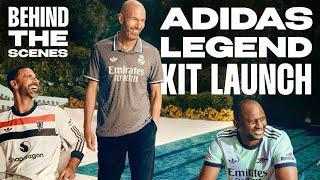 Zidane X Rio | Behind The Scenes at Manchester United’s Kit Launch | Ft Zinedine Zidane & Adidas