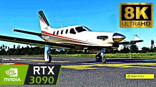 Microsoft Flight Simulator - 8K Resolution *RTX 3090* ULTRA Graphics | External Camera Gameplay