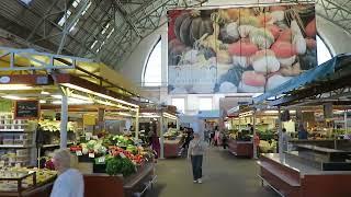 RIGA CENTRAL MARKET Market halls in Zeppelin hangar