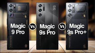 Red Magic 9 Pro Vs Red Magic 9s Pro vs Red Magic 9s Pro Plus