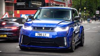 Barugzai Range Rover Sport SVR - Loud revs and Acceleration sounds in London!!!