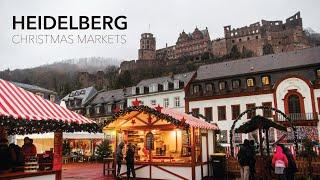 Heidelberg Christmas Markets 2023 || European Christmas Market Tour Part 1