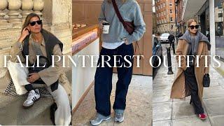 RECREATING FALL PINTEREST OUTFITS 2024 | Casual Outfit Ideas